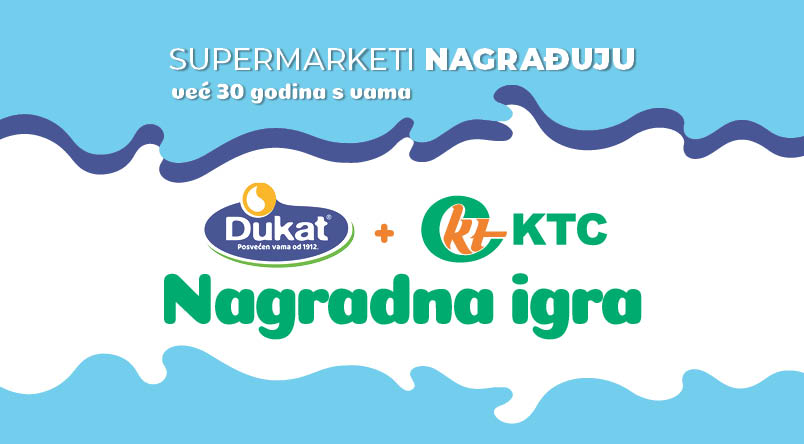 Nagradna igra “Dukat i KTC nagrađuju”